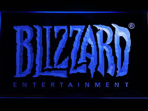 Blizzard Entertainment LED Neon Sign